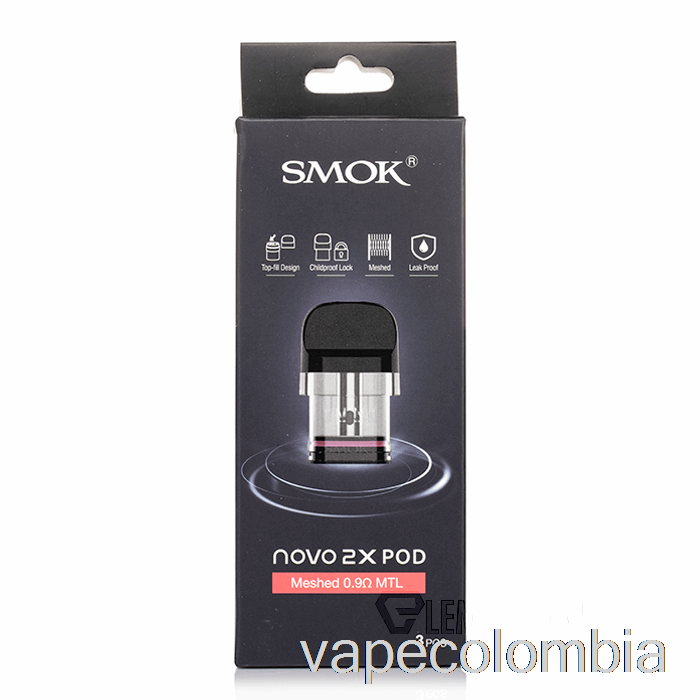 Vape Desechable Smok Novo 2x Cápsulas De Repuesto 0.6ohm Cápsulas Mtl Malladas